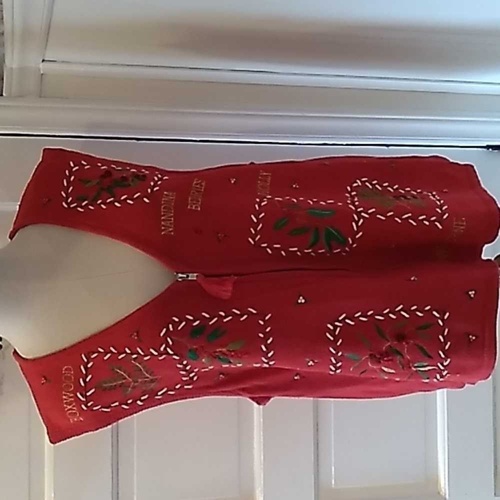 Planet brand 2X Christmas cardigan sweater vest